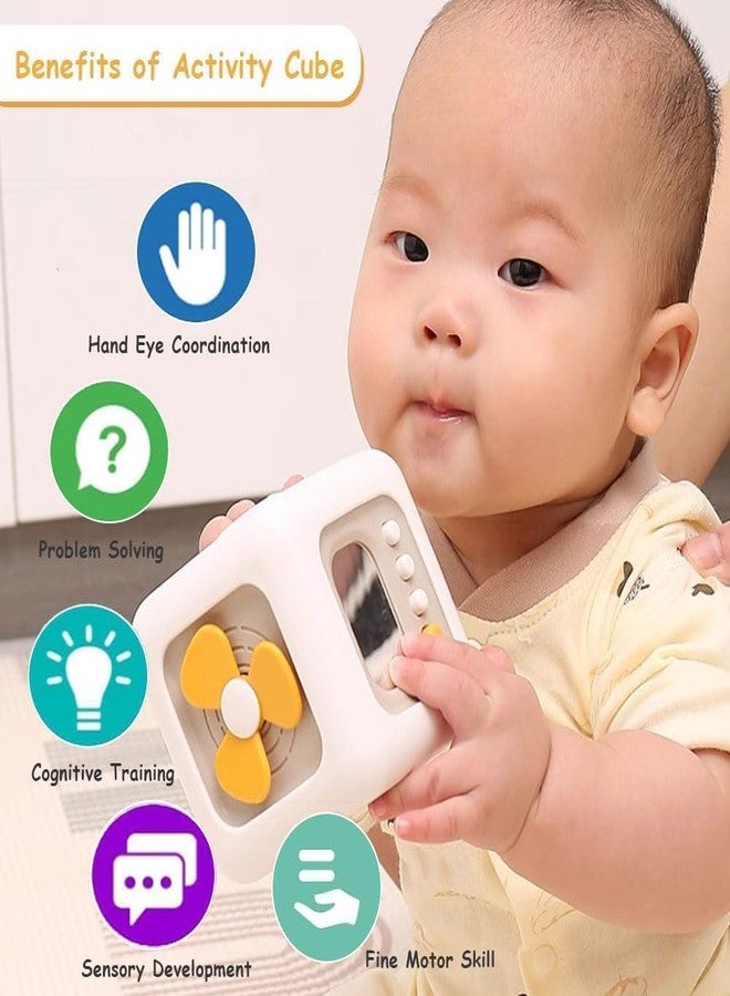 S SMITEX Smitex 6 in 1 Busy Cube Montessori Toys for 1 Year Old Boy, Baby Sensory Toys for Ages 1-3, Toddler Learning Activities Stocking Stuffers Travel Toy Birthday Gift for 1 2 3 Year Old Boy Girl - Image 4